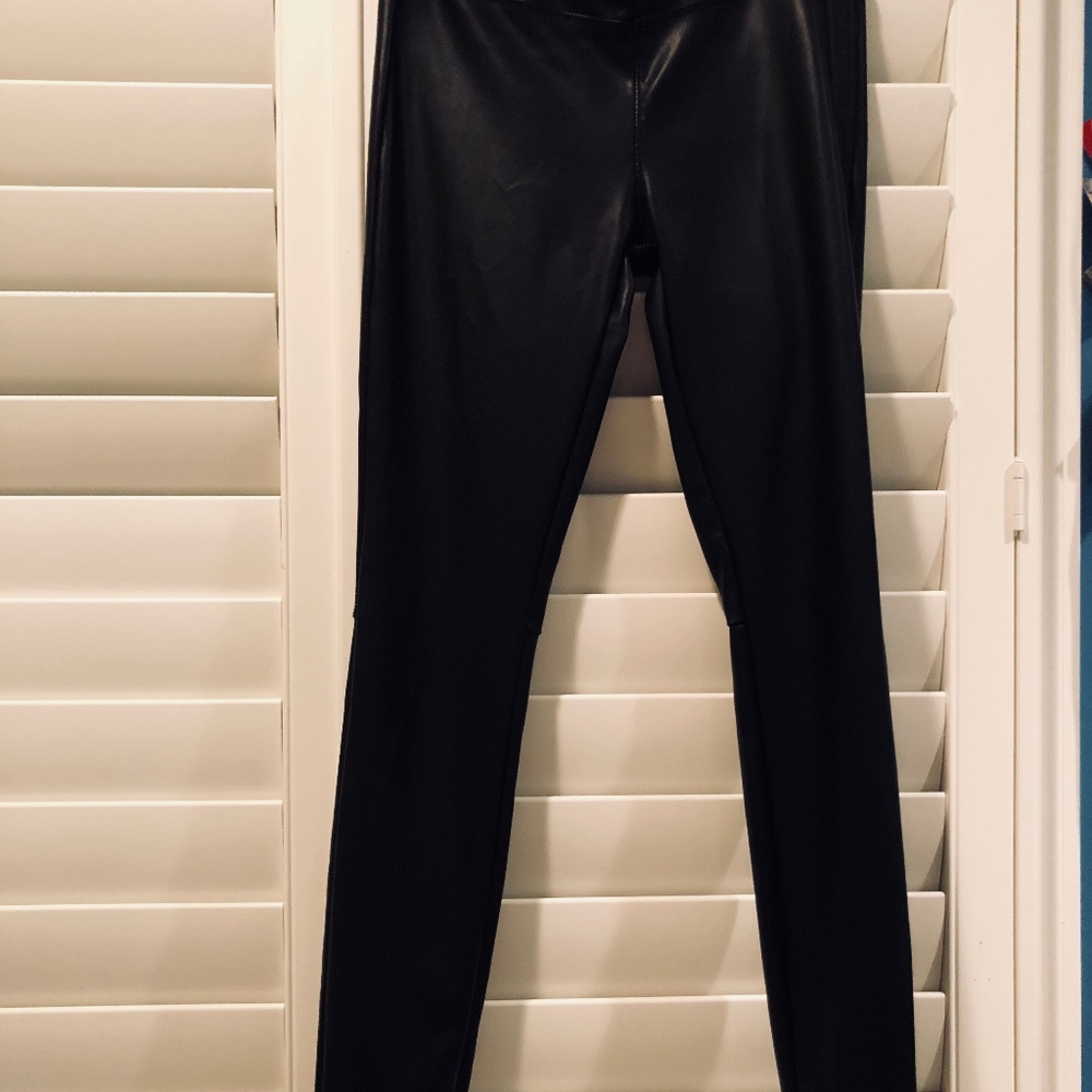 Free People Leather Pants